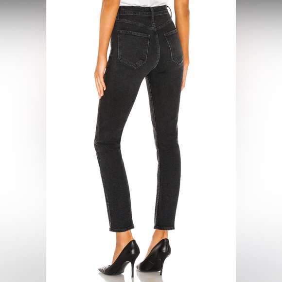 Agolde Riley High Rise Straight Crop in Panoramic - Picture 4 of 7